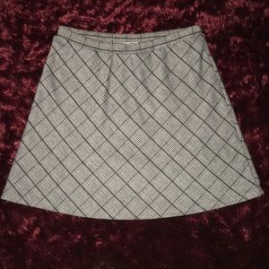 Plaid mini skirt